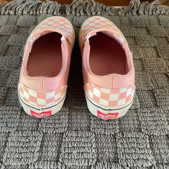Vans Classic Slip On Checkerboard Pink & White US Women's 7. Gently used. - Picture 2 of 6